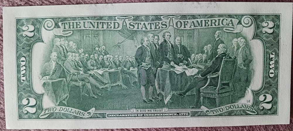2 $ USA 2017 r. seria A-men. L San Francisco-California-mennicze