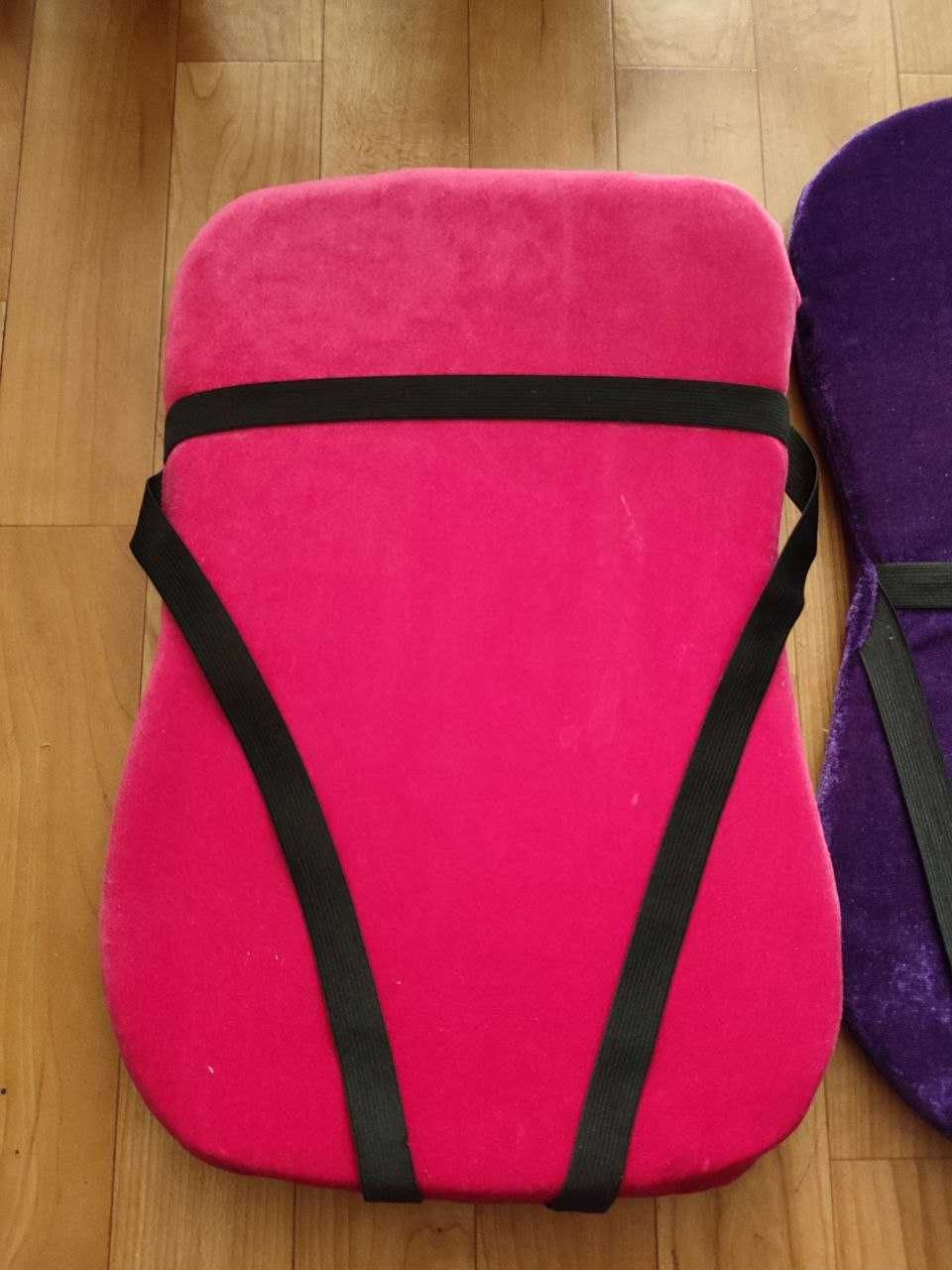 Подушка для спины гимнастическая (матрасик, наспинник)  велюровый
