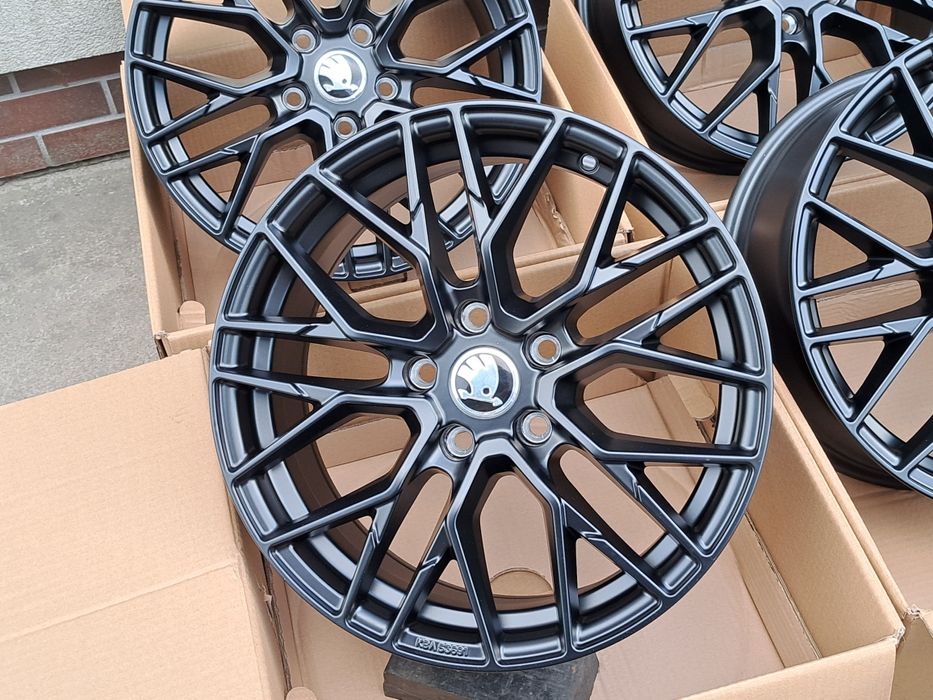 Alufelgi SKODA 18' 5x100 Scala Rapid Fabia Kamiq Roomster CA20 MATT
