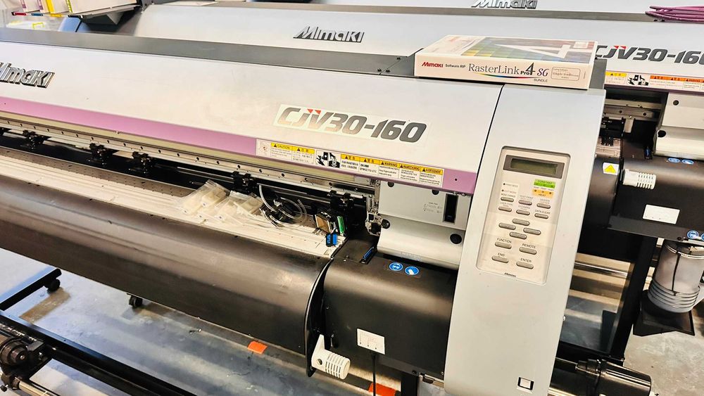 Ploter Drukująco-Tnący Mimaki CJV30-160 NOWA GŁOWICA + RIP + komputer