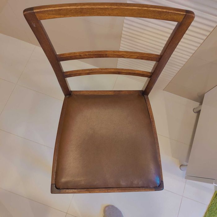 Krzesła dębowe lata 60te - 6 szt.