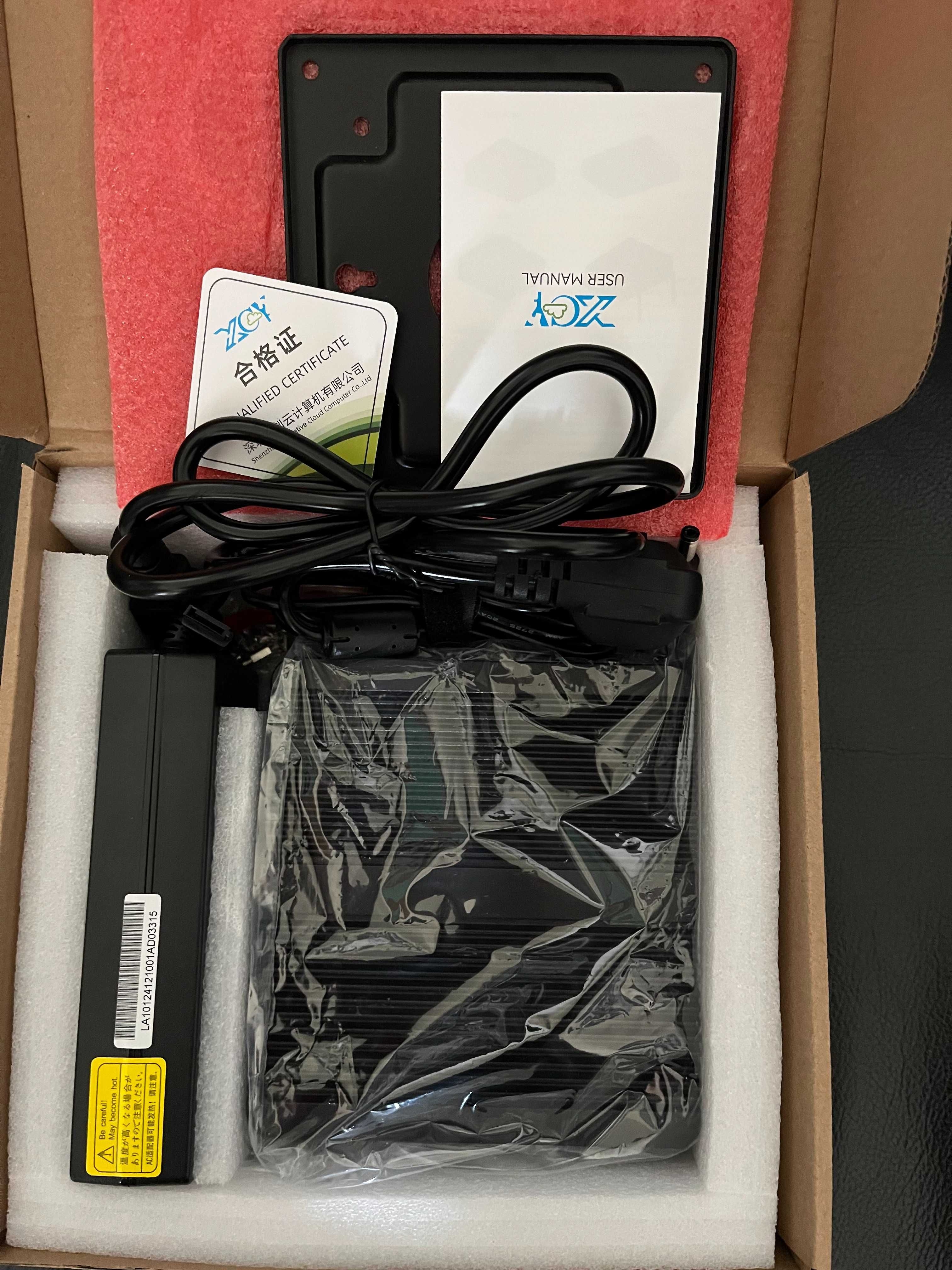 Mini komputer WiFi HDMI 8xUSB WiFi Win10 Pro bez wentylatora