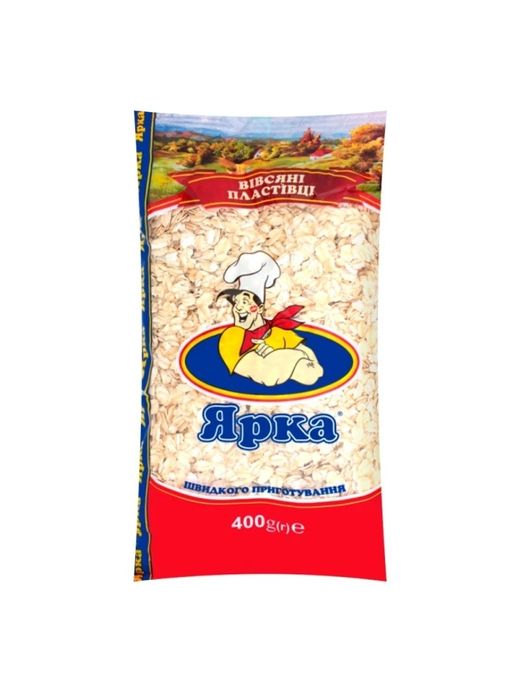 12 грн. Овсянка овсяные хлопья в упаковке по 500 грамм