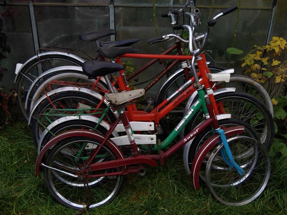 Rowery PRL Predom-Romet Wigry Jubilat Sokół Składaki