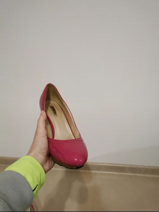 Czółenka, kolor fuksja