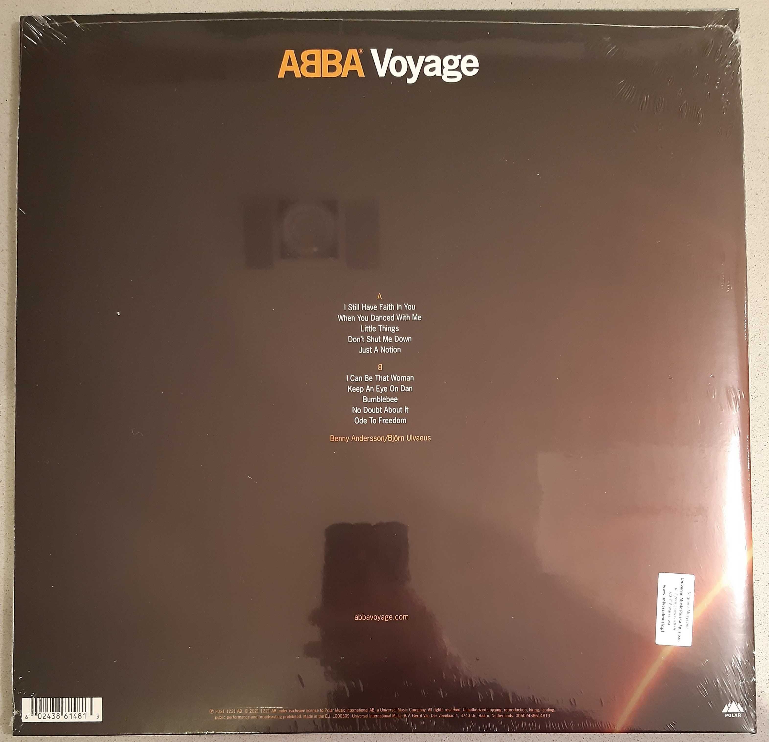 Abba Voyage Winyl Vinyl LP nowa w folii 2021 Black Edition