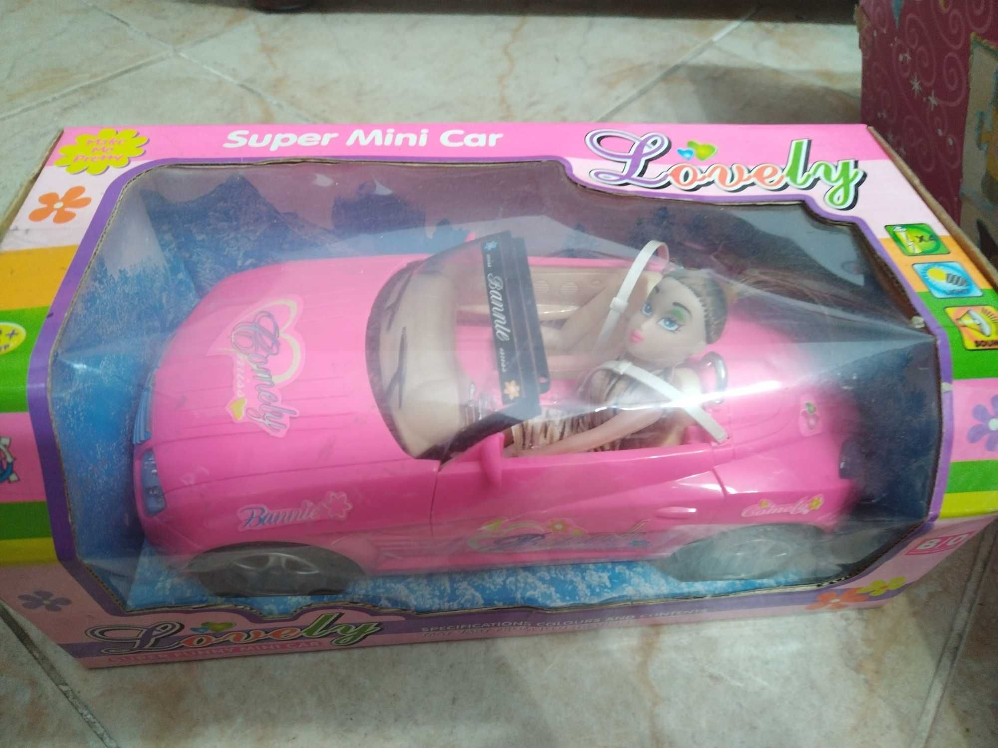 Boneca mini carro