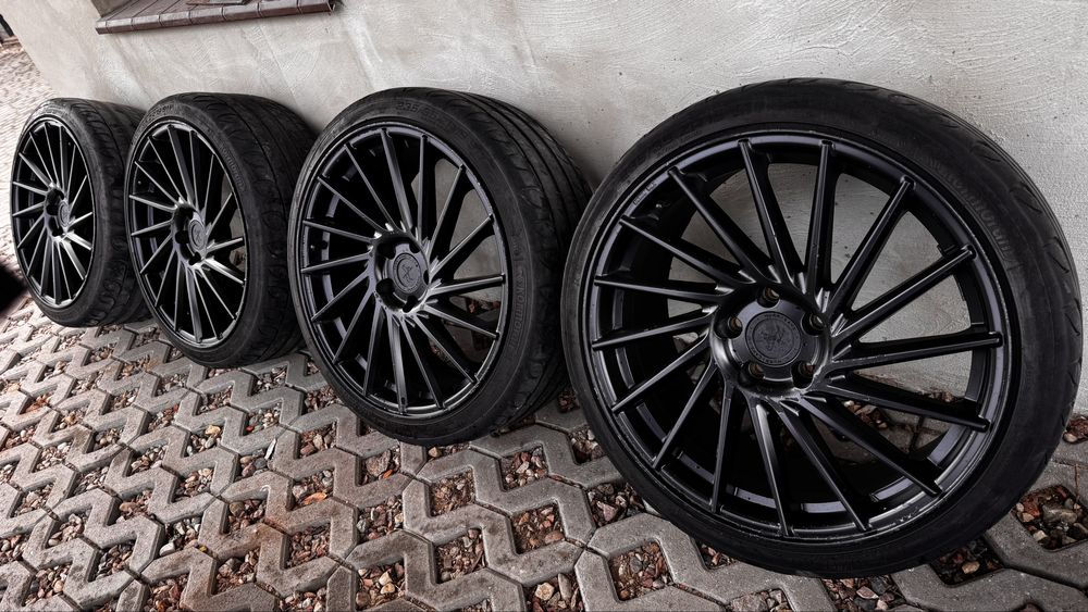 Pilnie sprzedam Alufelgi 19 5x112 Keskin kt17 et45 8,5j opony 235x35