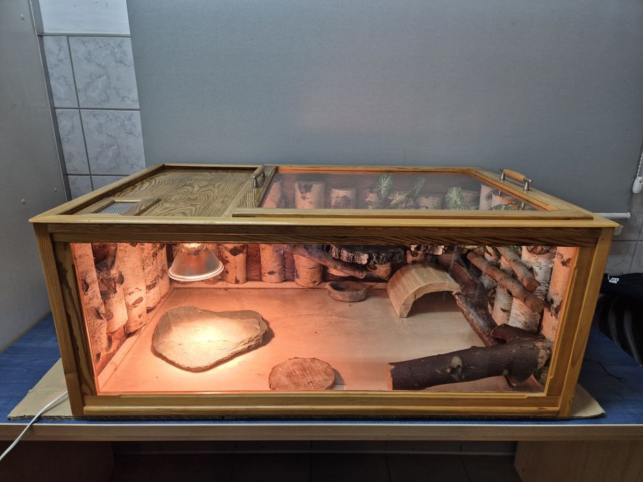 Terrarium dla żółwi lądowych