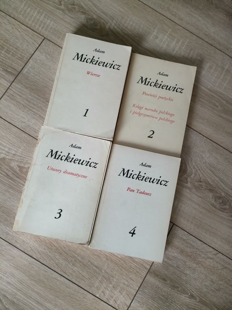 Adam Mickiewicz "Pan Tadeusz" oraz wiersze, powieści i dramaty