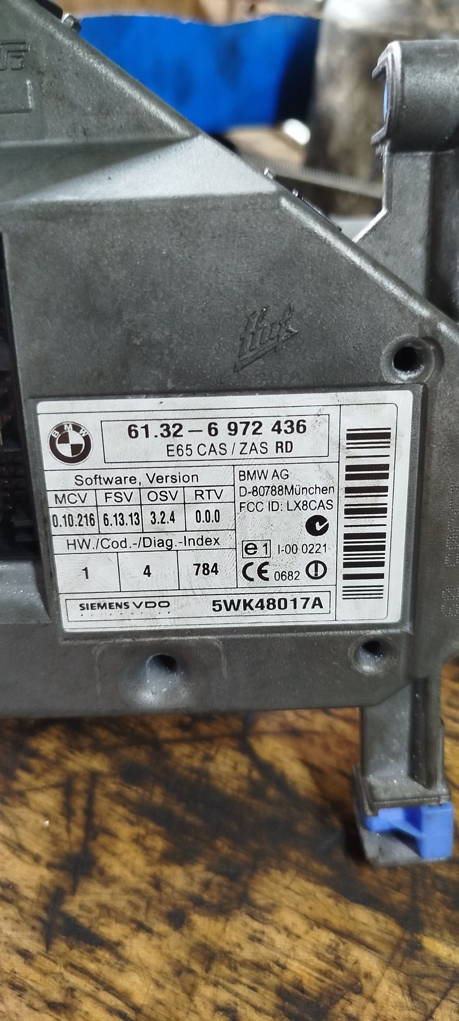 BMW 7 E65 E66 Ignition lock 5wk48017a