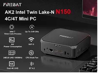N150 ! Мини ПК Firebat AK2 PLUS 16/512 GB