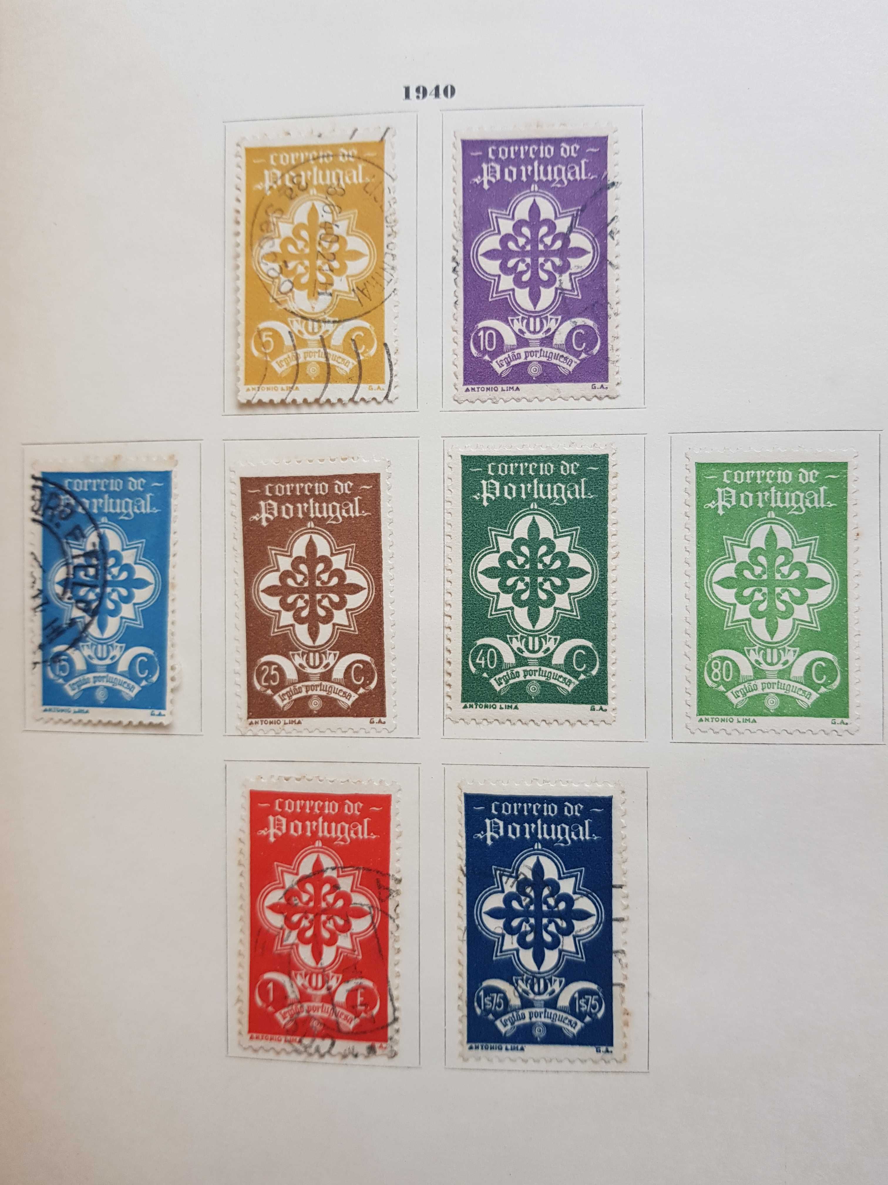 Álbum selos de portugal 1853