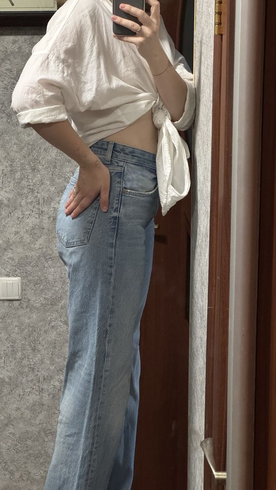 Джинси zara , розмір eur 36 , mex 26 , трикутник zara