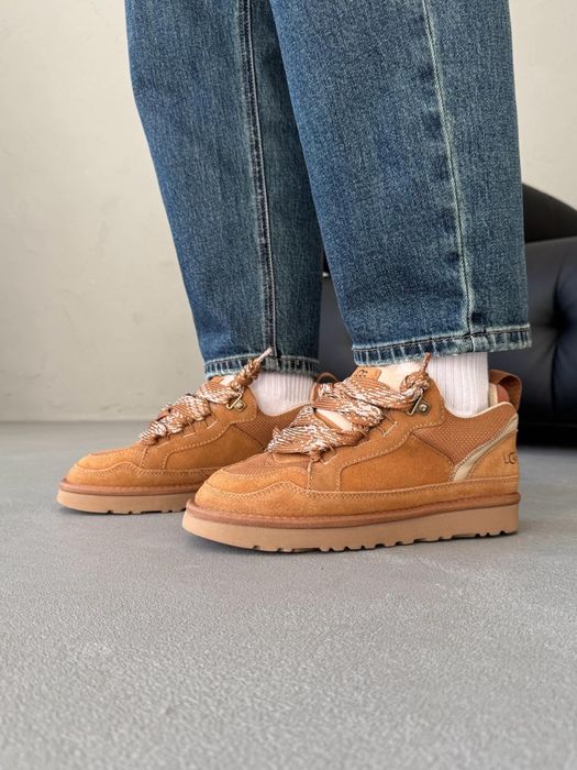 36-45 Руді зимові кросівки Угг UGG Lowmel Sneaker Chestnut,рижі ловмел