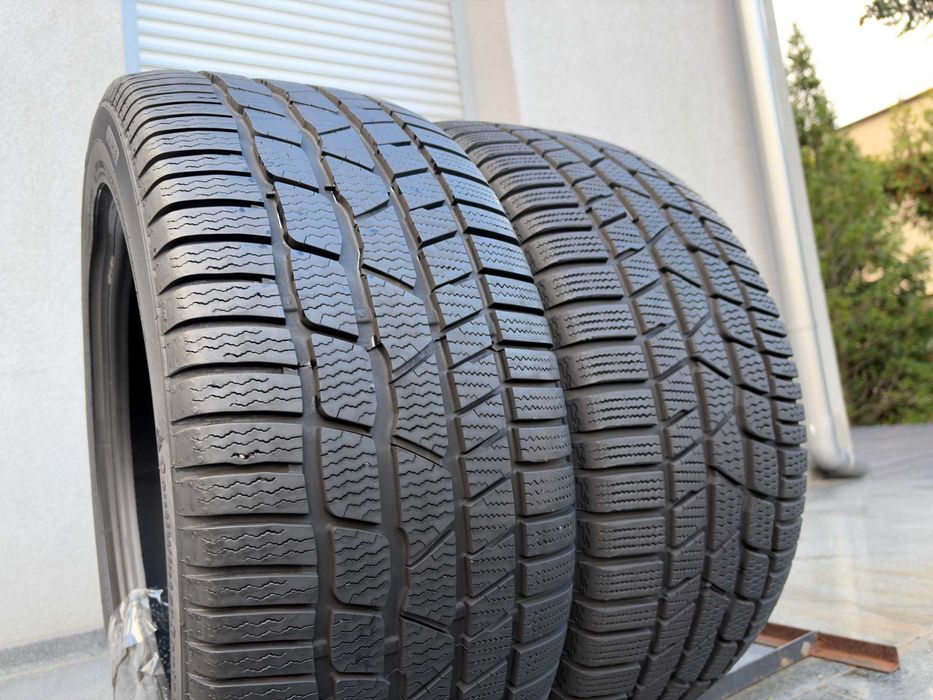 2szt zimowe 255/45R17 Continental 7,4mm 2021r świetny stan! Z1009 gwar
