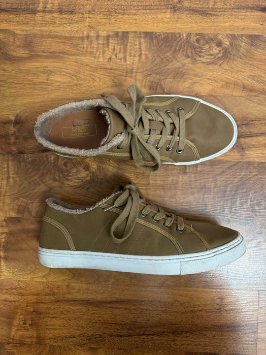 Trampki sneakersy tenisówki beżowe butyMarks Spencer rozmiar 40