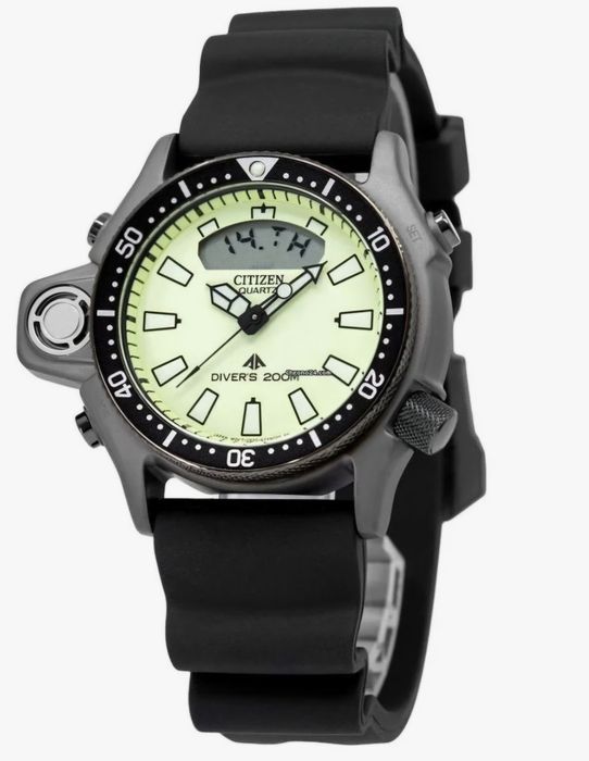 Męski zegarek Citizen Promaster Aqualand Diver JP2007-17W kwarcowy