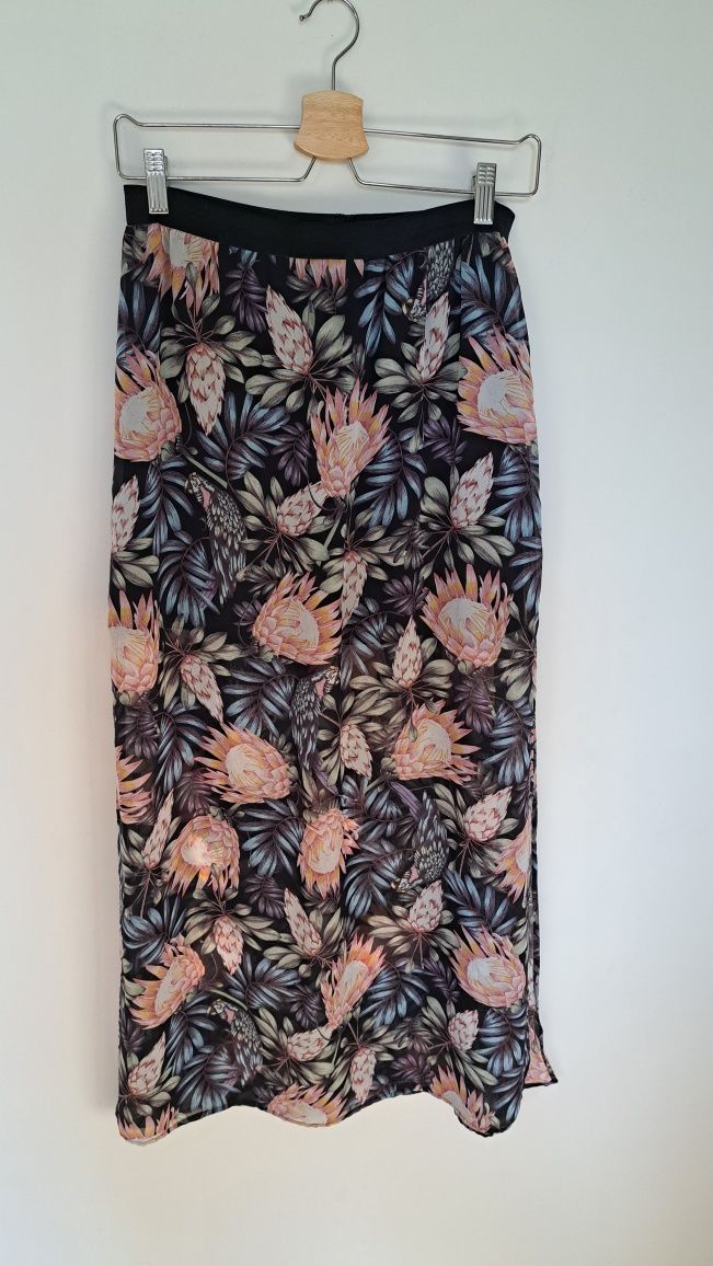 Spódnica długa H&M lekka, rozmiar 38