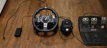 Kierownica Logitech g920, pedały i gałka zmiany biegów