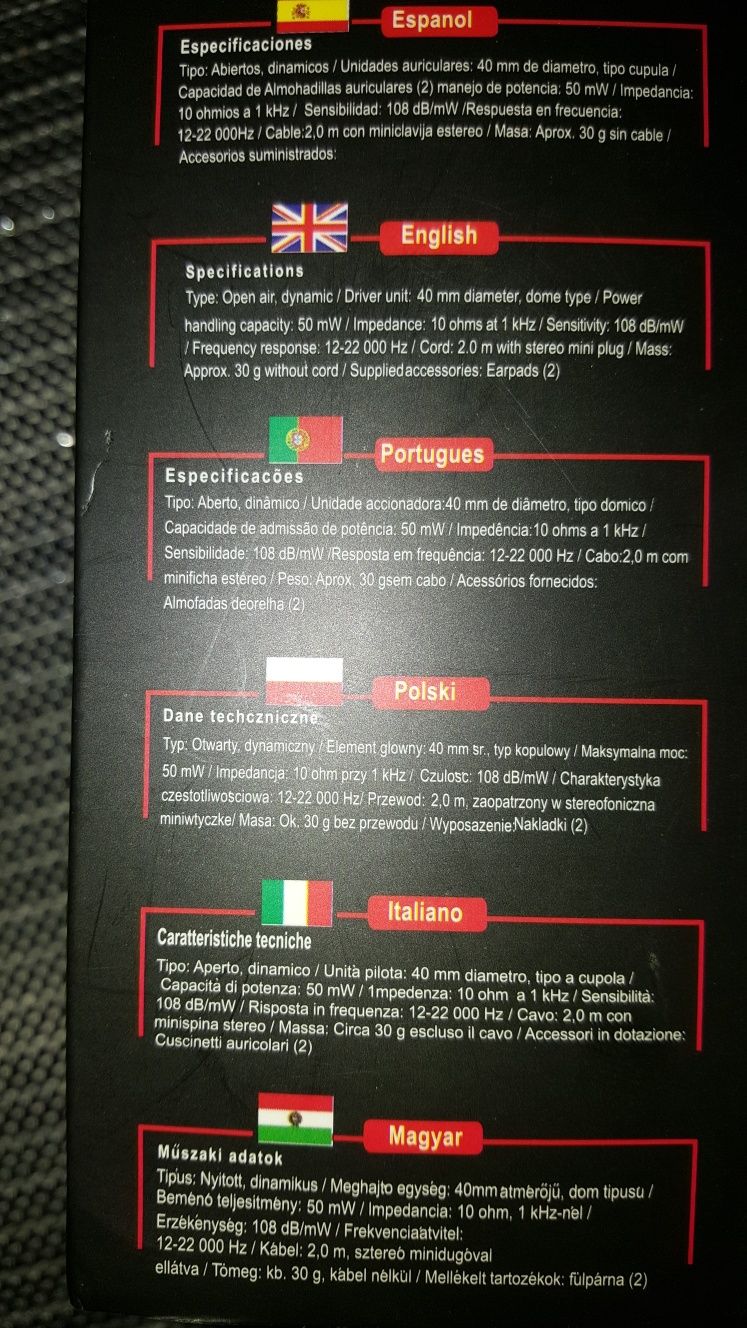 Słuchawki składane Hanizu HZ-603
