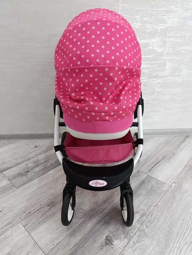 Коляска для ляльки Adbor Lily Sport із сумкою