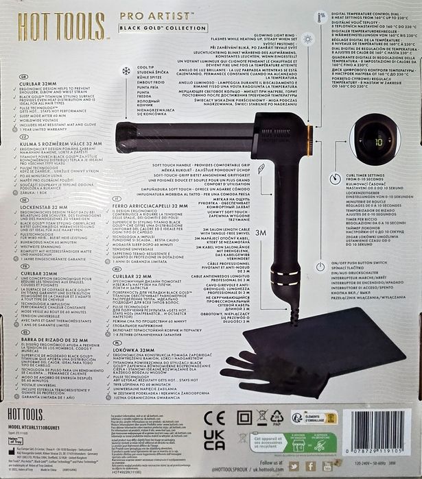 Nowa lokówka Hot tools curlbar 32mm
