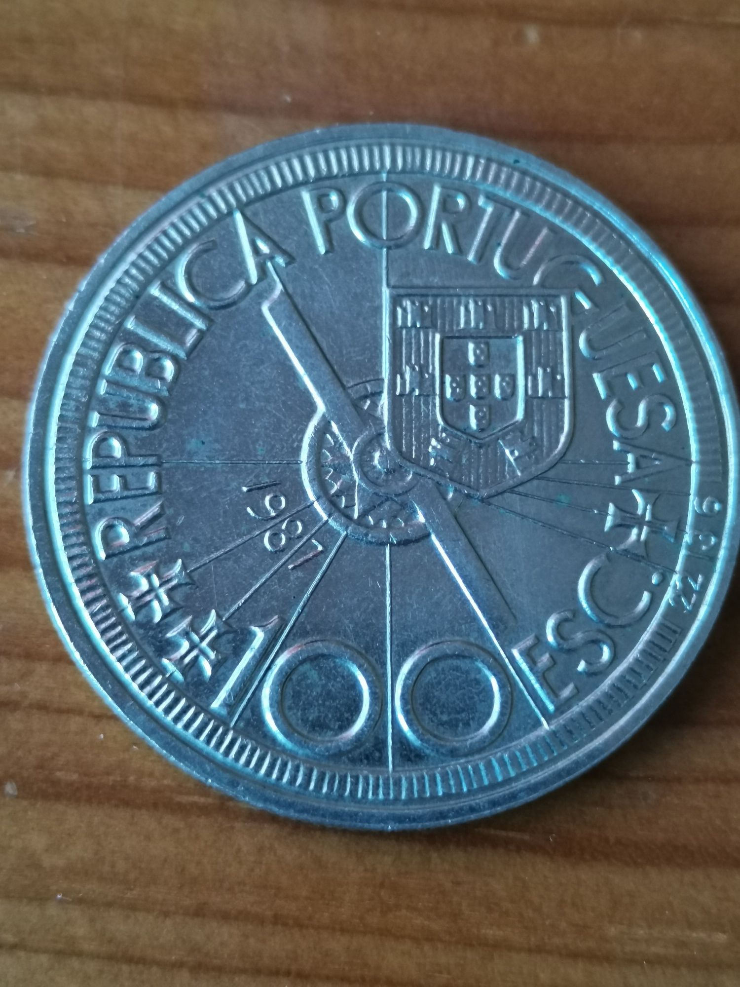 Moeda Comemorativa Portugal 100 Escudos 1987 - Diogo Cão