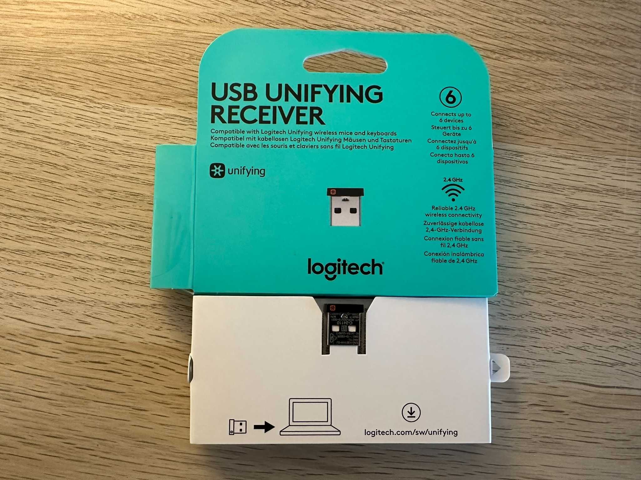 Receptor Logitech USB Unifying novo nunca usado