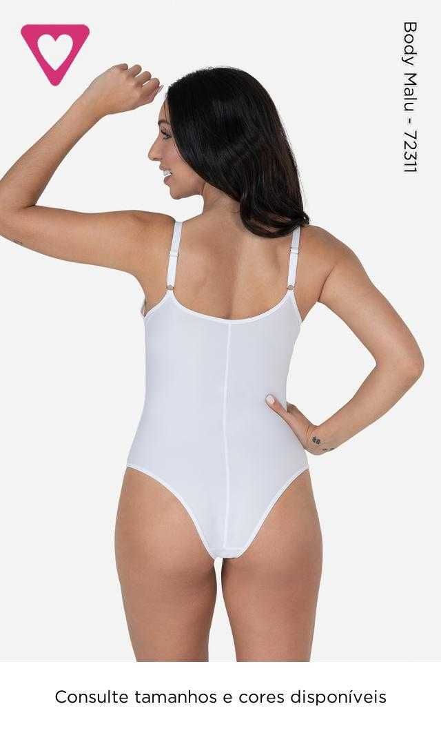 Body Feminino Branco ROMANCE – Novo, Tamanho S