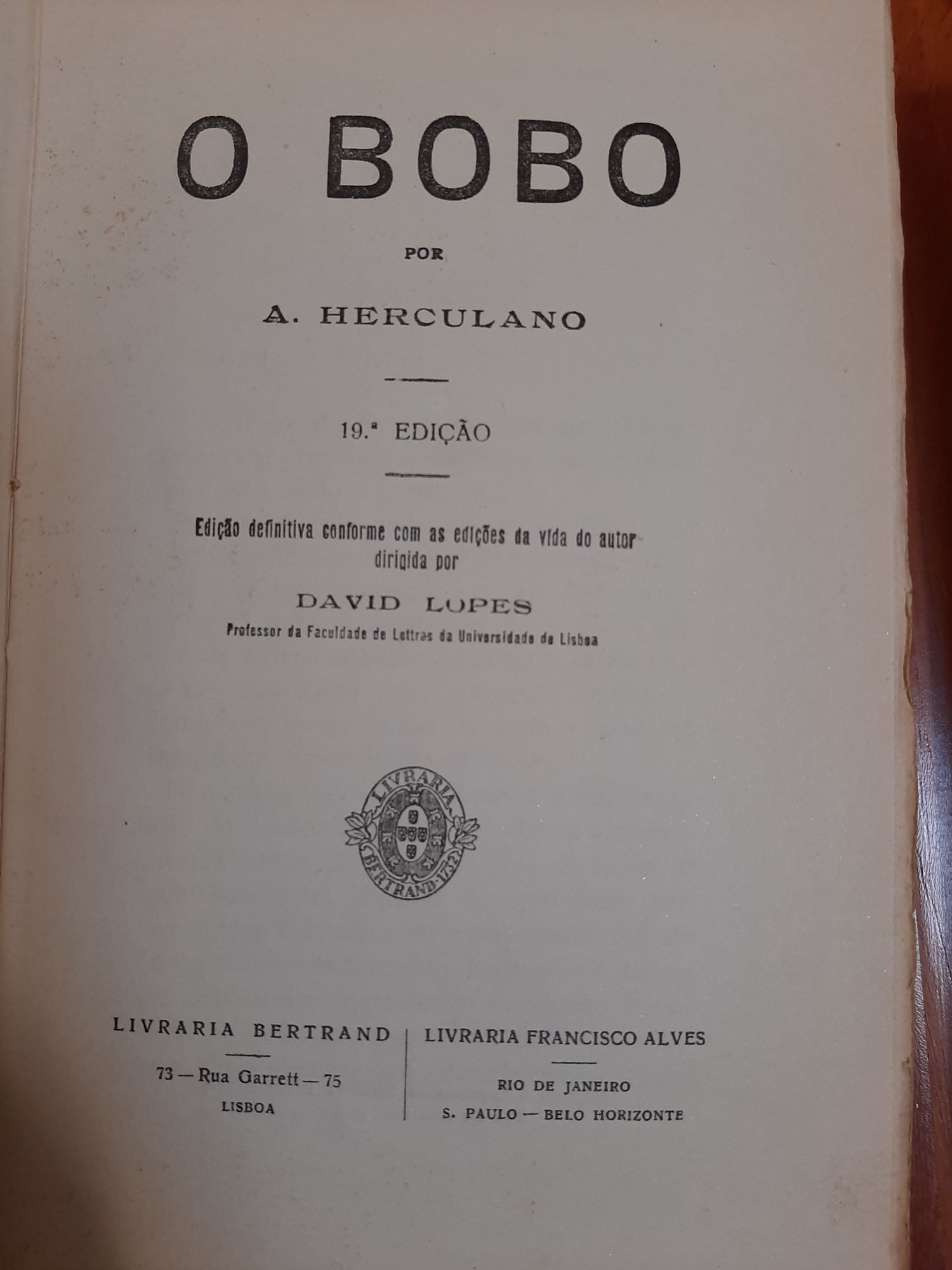 Obras de Alexandre Herculano 9a edição