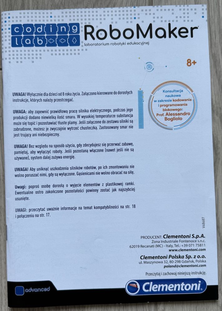Zabawka roboty zestaw RoboMaker Clementoni Nowy