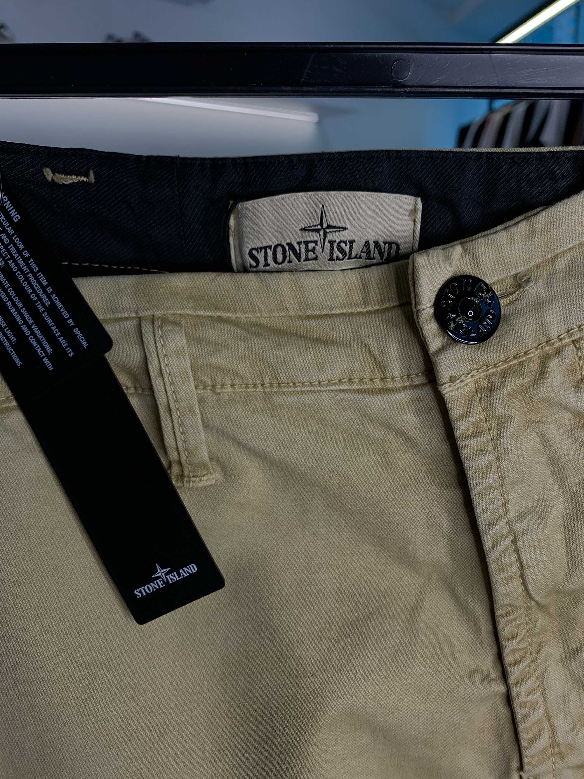 Штани STONE ISLAND 303L1 Old Cargo Trousers Beige SI0187-BG