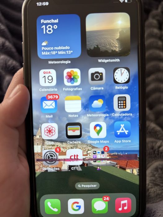 Iphone 11 preto em otimo estado