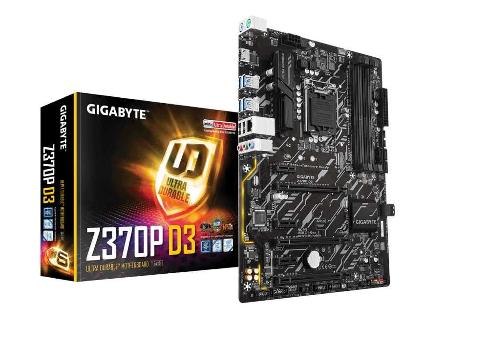 i7 8700k Gigabyte Z370P D3 HyperX 16GB RAM Chłodzenie i obudowa Zalman