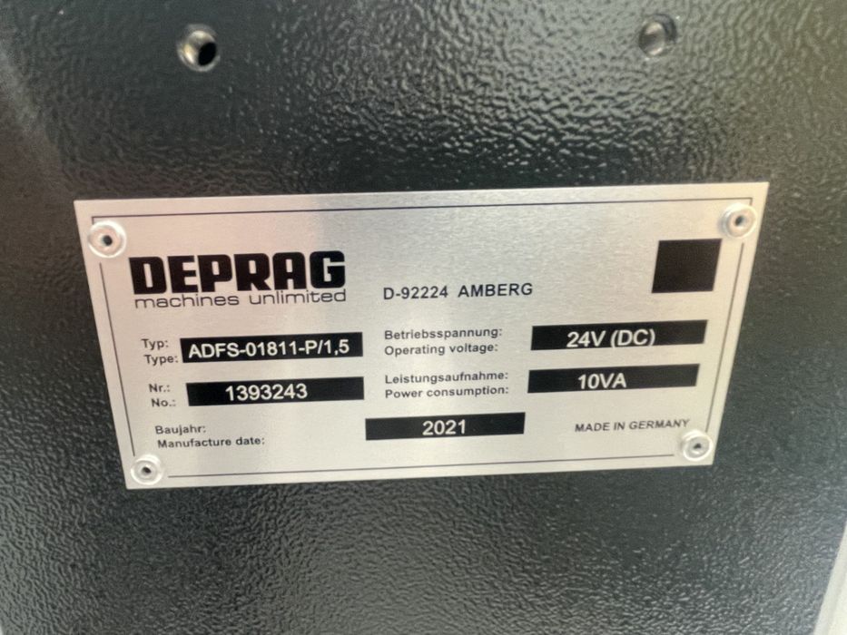 Liniowy Podajnik Śrub Deprag Adfs-01811-P/15