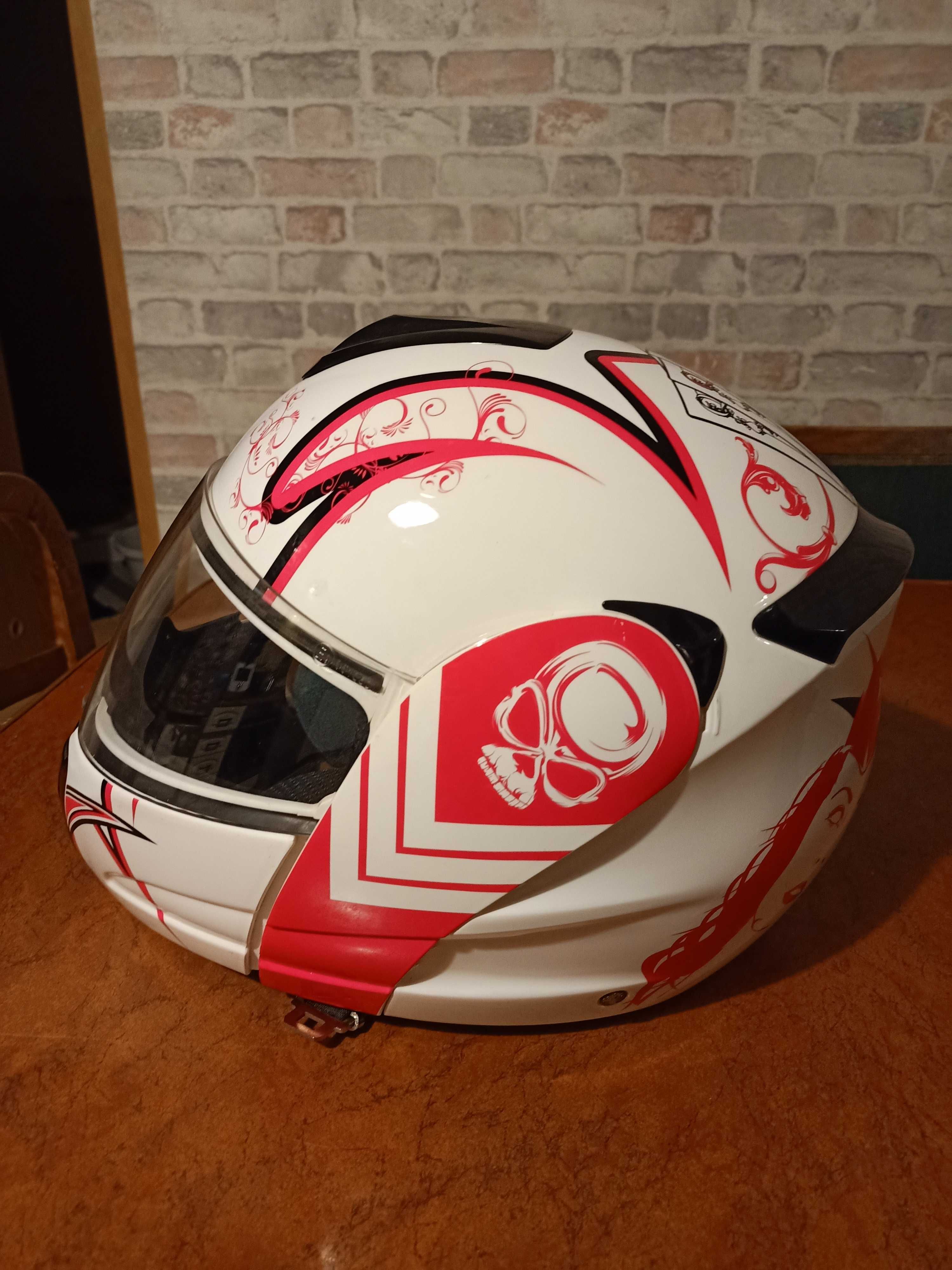 Kask Szczękowy 210 White Queen rozm. "XL"