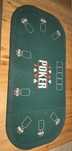 Zielony stol blat do pokera  160x80 CM POKER KASYNO. Po zlozeniu 80/40