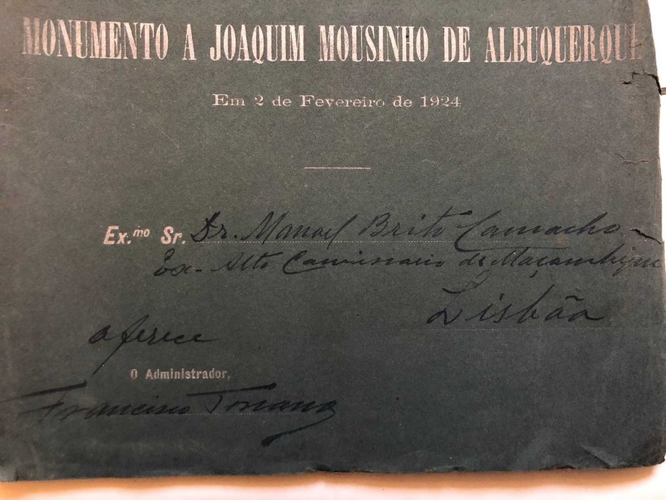 Inauguração ao Monumento a Joaquim Mousinho de Albuquerque