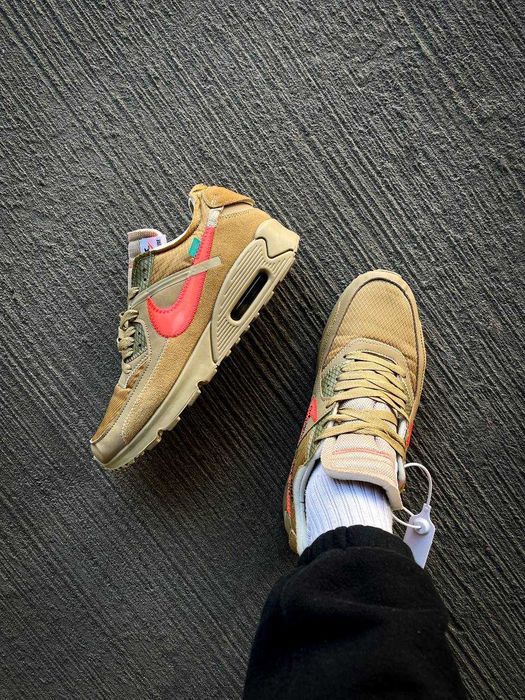 Meskie buty Off White NK Air Max 90 "Desert Ore" obuwie meskie 41-45