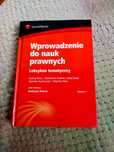 Książka ,,Wprowadzenie do nauk prawnych'' Leksykon tematyczny