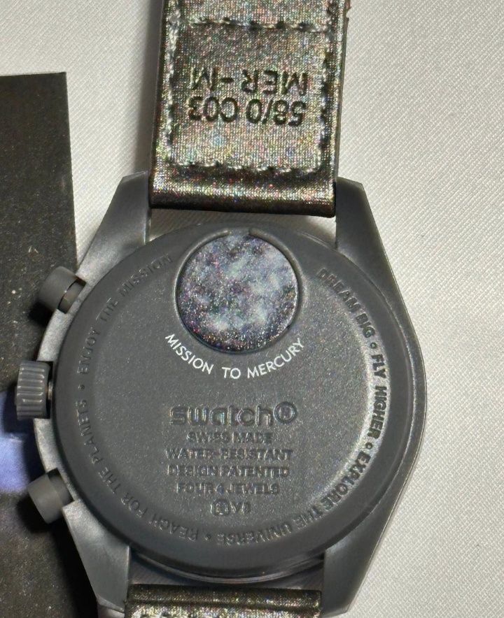 Relógio Omega Swatch mission to Mercury