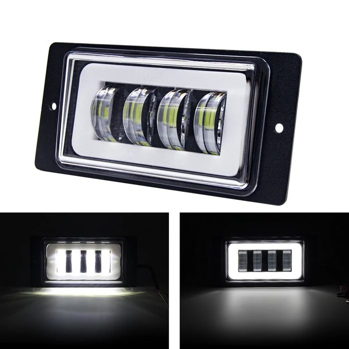 Противотуманные фары ваз 2110 - 2115 40w с ангельским глазом ДХВ + СТГ