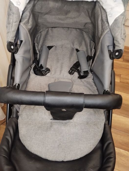 НОВАЯ Коляска 2в1 Alis Camaro ЭКО-КОЖА,Двойная Амортизация, Шасси 60см