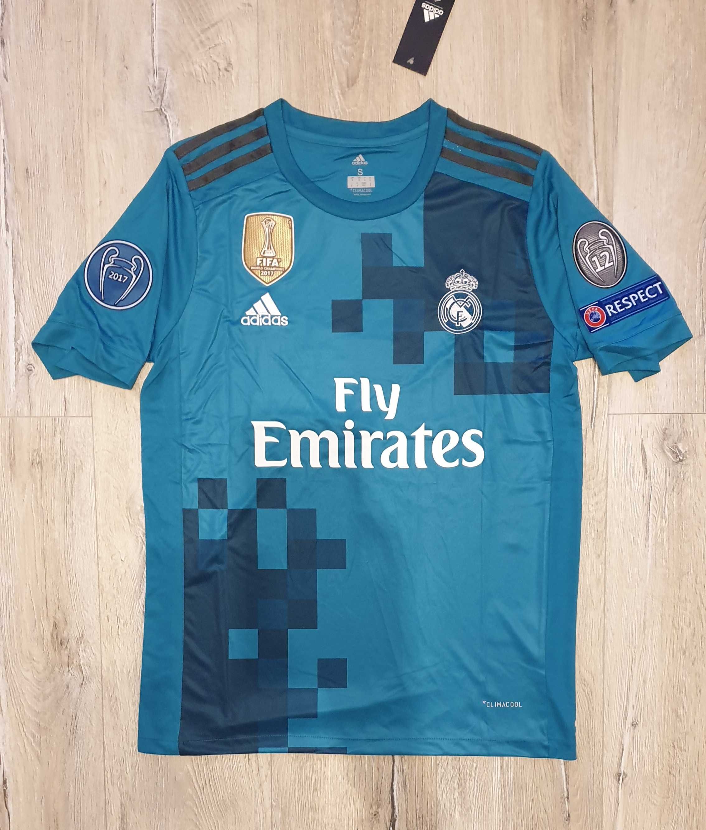 Koszulka Ronaldo Real Madryt 2017/18, Niebieska, Ronaldo 7,  S, M, L