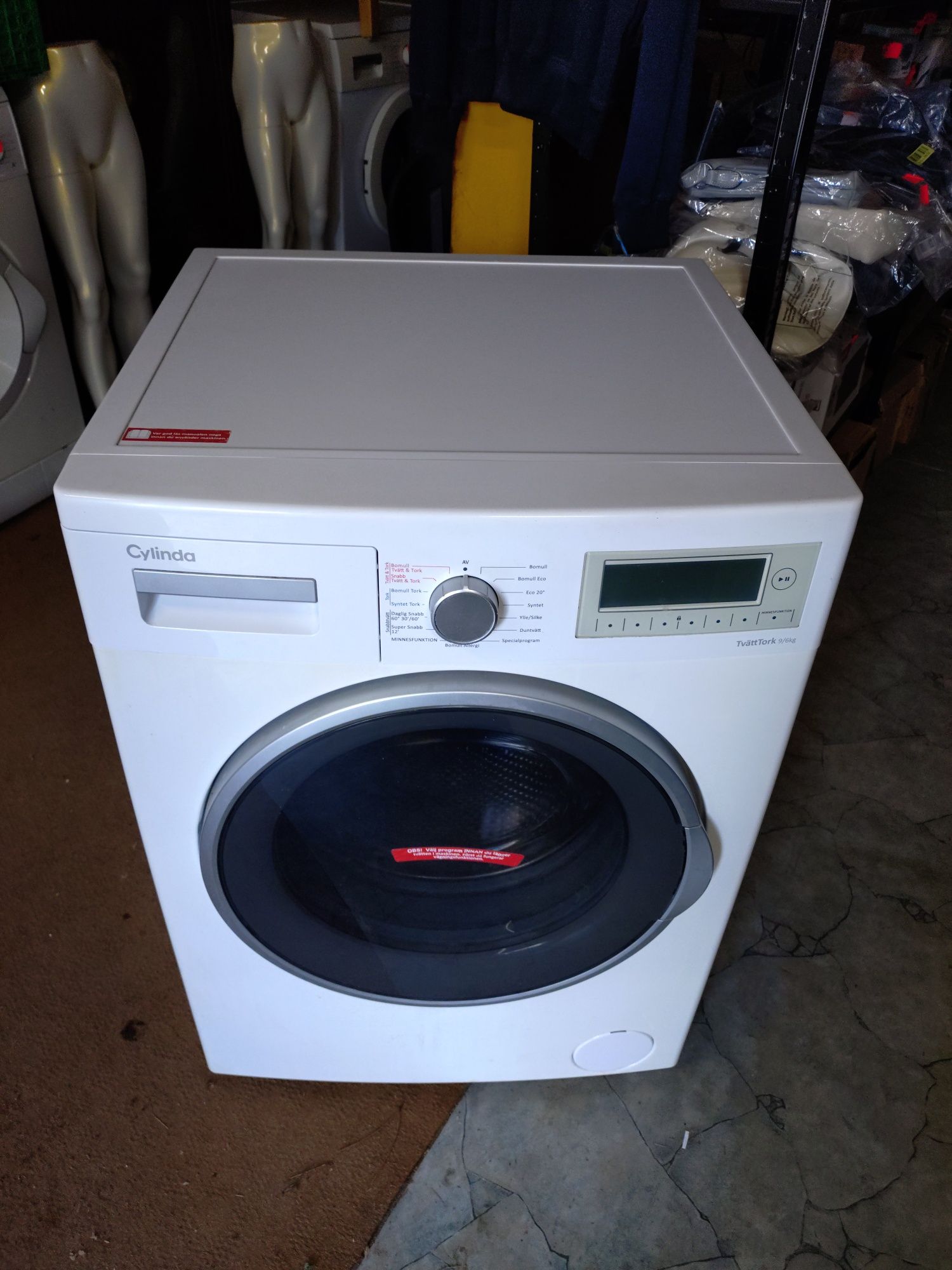 Cylinda pralka automatyczna wsad 6/9 kg