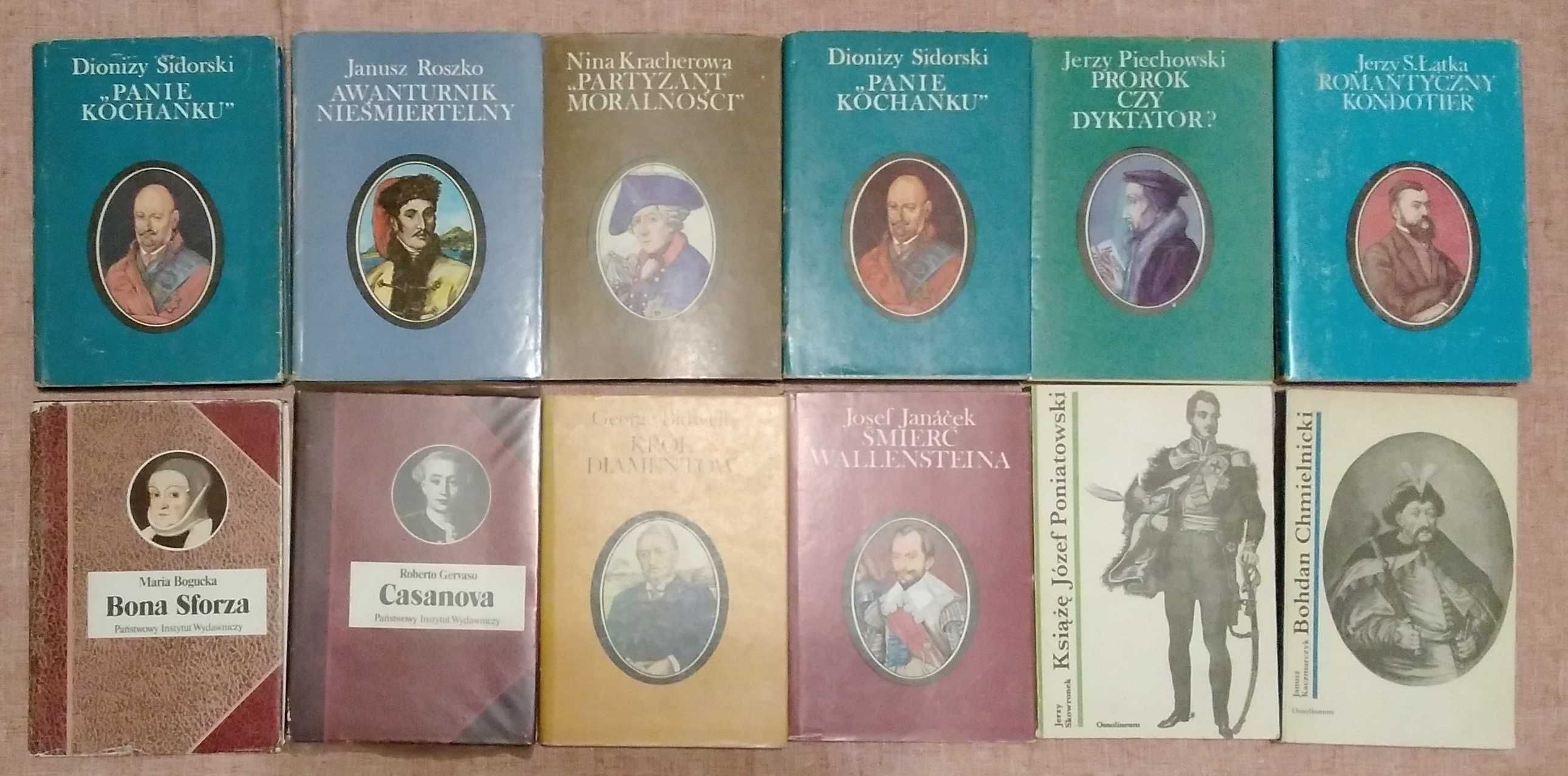 Biografie znanych ludzi postaci historycznych 12 książek
