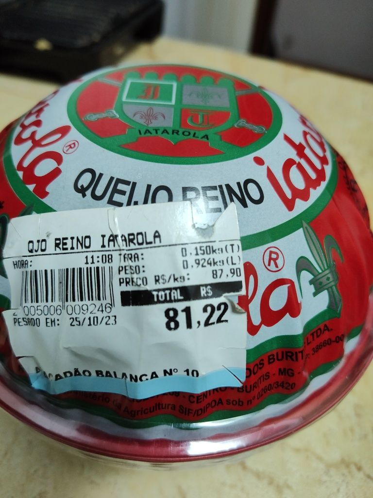 Queijo do reino Brasil