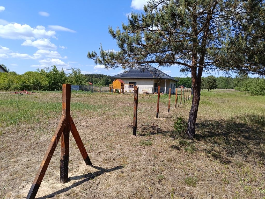 Ogrodzenie tymczasowe siatka leśna