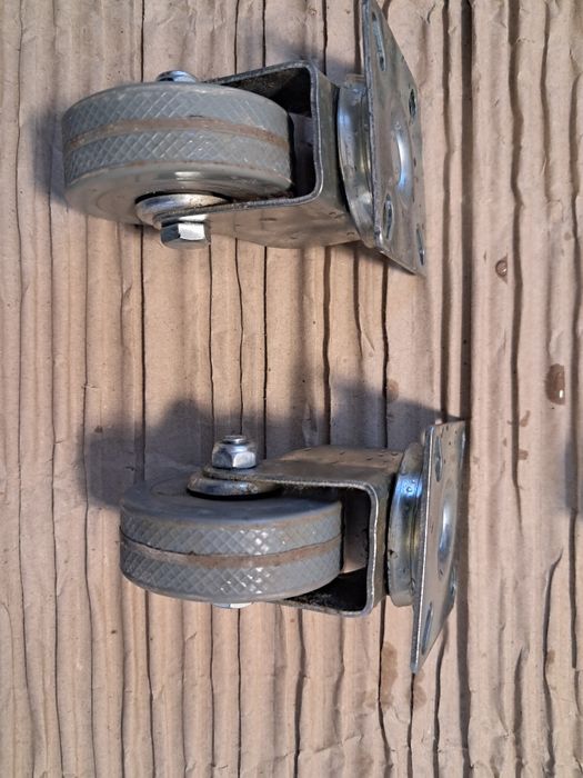 Ролик меблевий зі стопором і без діметр 50 мм